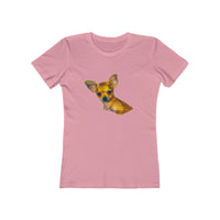 Chihuahua 'Belle' Women's Slim Fit Ringspun Cotton T-Shirt