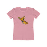 Chihuahua 'Belle' Women's Slim Fit Ringspun Cotton T-Shirt