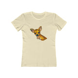 Chihuahua 'Belle' Women's Slim Fit Ringspun Cotton T-Shirt