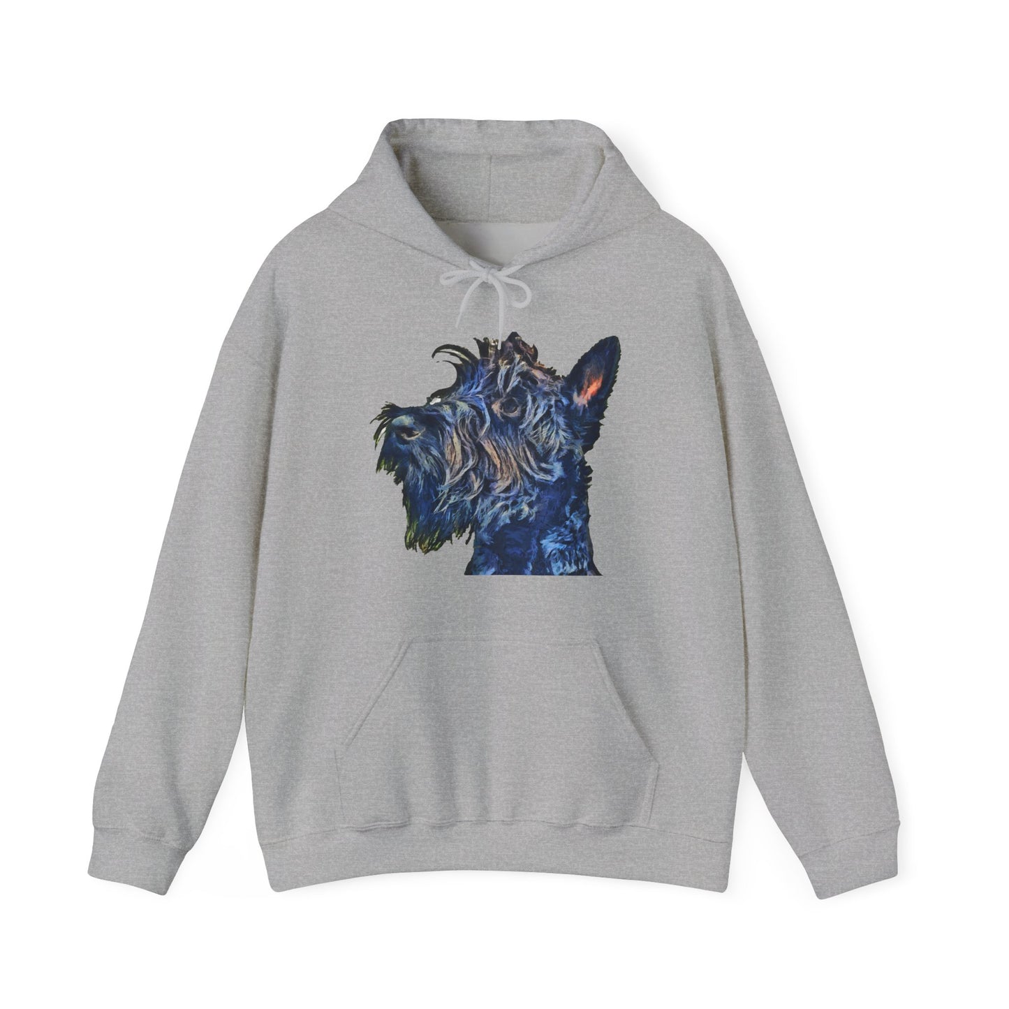Scottish Terrier 'Scotie' Unisex 50/50 Hooded Sweatshirt
