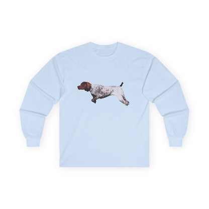 German Shorthaired Pointer "On Point" Classic Cotton Long Sleeve Tee