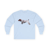 German Shorthaired Pointer "On Point" Classic Cotton Long Sleeve Tee