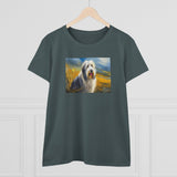 Old English Sheepdog Women's Midweight Cotton Tee