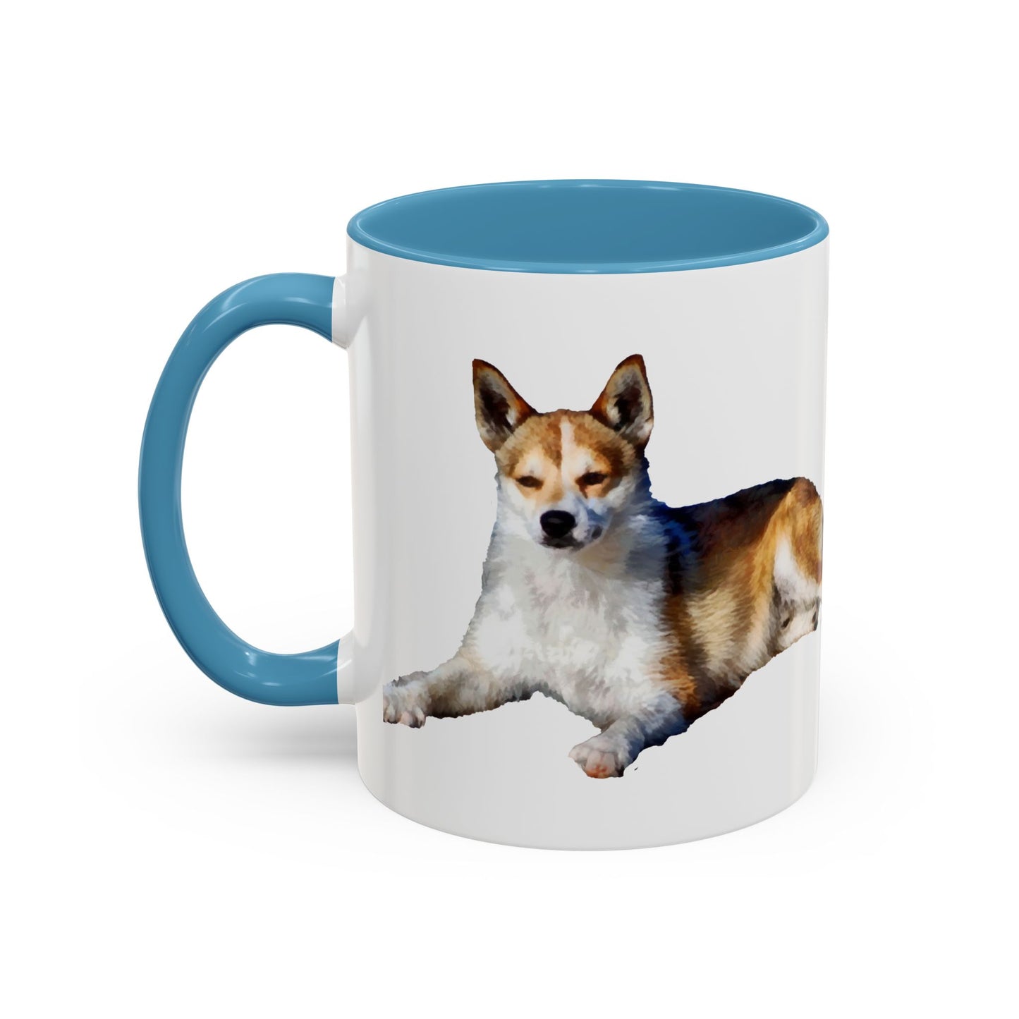 Norwegian Lundehund Accent Coffee Mug