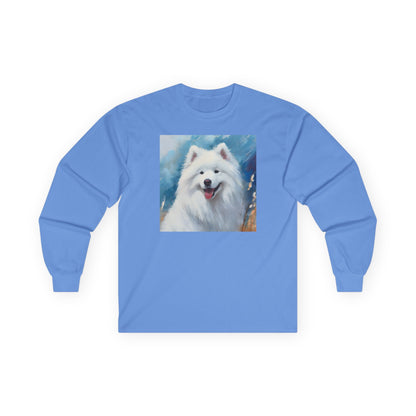 Samoyed Unisex Cotton Long Sleeve Tee