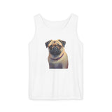 Pug - Unisex Relaxed Fit Garment-Dyed Tank Top