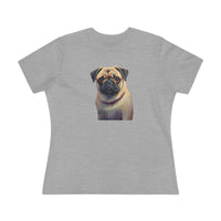 Pug - Women's Relaxed Fit Cotton Tee