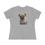 Pug - Women's Relaxed Fit Cotton Tee