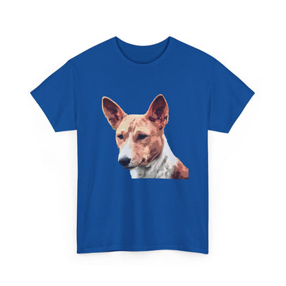 Basenji Unisex Heavy Cotton Tee: Yodel into Style!