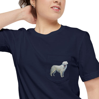 Slovensky Cuvac - Unisex Pocket T-shirt