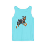 Man Chester Terrier - Unisex Relaxed Fit Garment-Dyed Tank Top