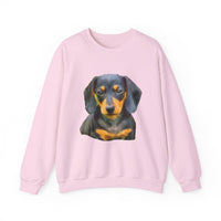 Dachshund 'Doxie #2' Unisex 50/50  Crewneck Sweatshirt