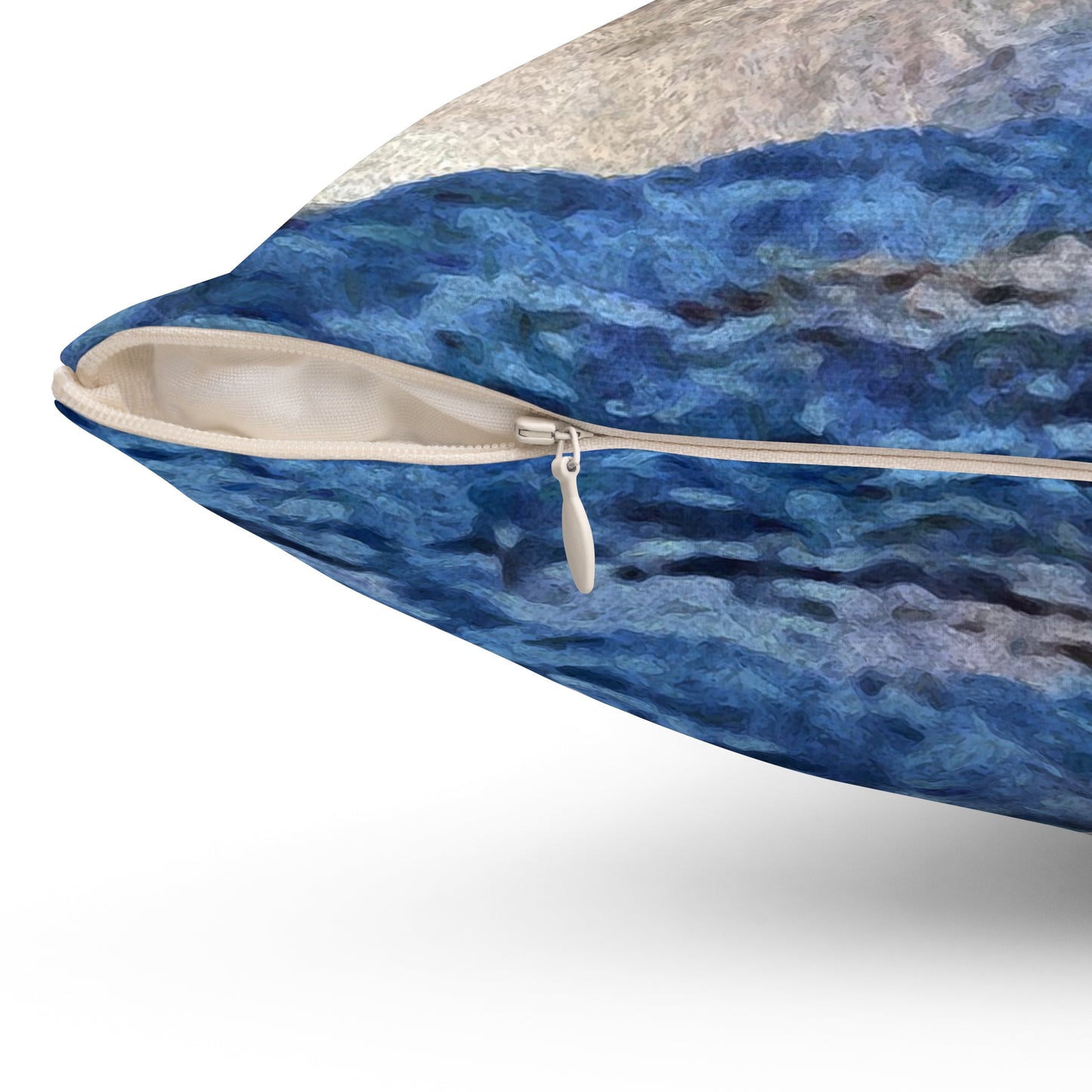 Whale 'Leviathan' Spun Polyester Throw Pillow