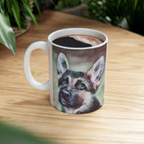 German Shepherd 'Sly'   -  Ceramic Mug 11oz
