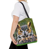 Great Horned Owl 'Hooty'  -  Tote Bag