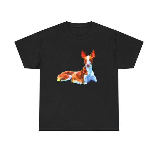 Classic Ibizan Hound Unisex Heavy Cotton Tee