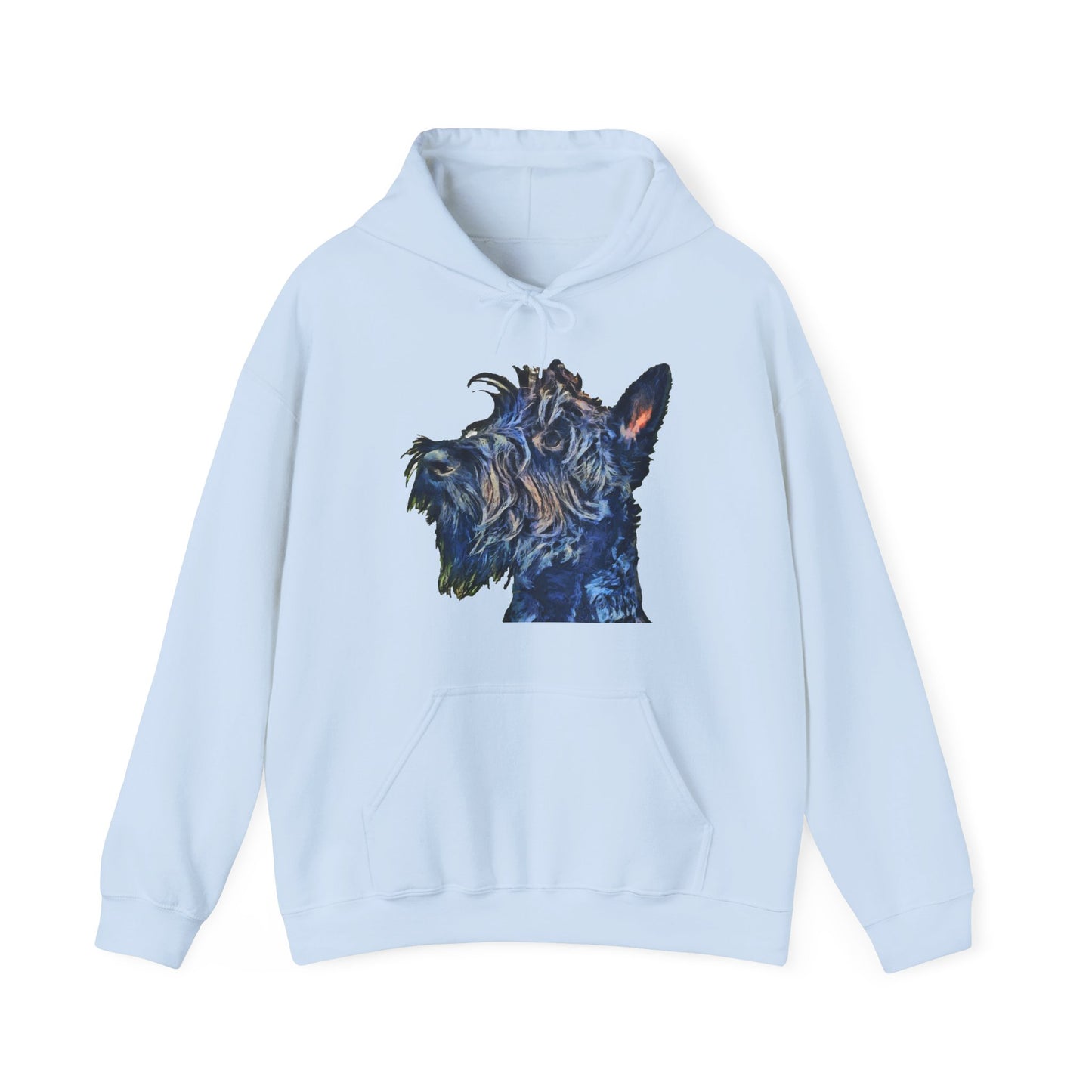 Scottish Terrier 'Scotie' Unisex 50/50 Hooded Sweatshirt