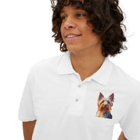 Silky Terrier Men's Piqué Polo Shirt