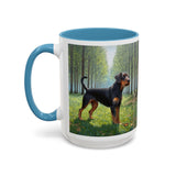 Jagdterrier Ceramic Accent Coffee Mug - 2 Sizes