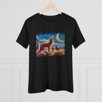 Coyotees in Moonlight Women's Relaxed Fit Cotton Tee