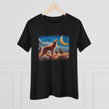 Coyotees in Moonlight Women's Relaxed Fit Cotton Tee