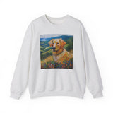 Golden Retriever Unisex 50/50 Crewneck Sweatshirt