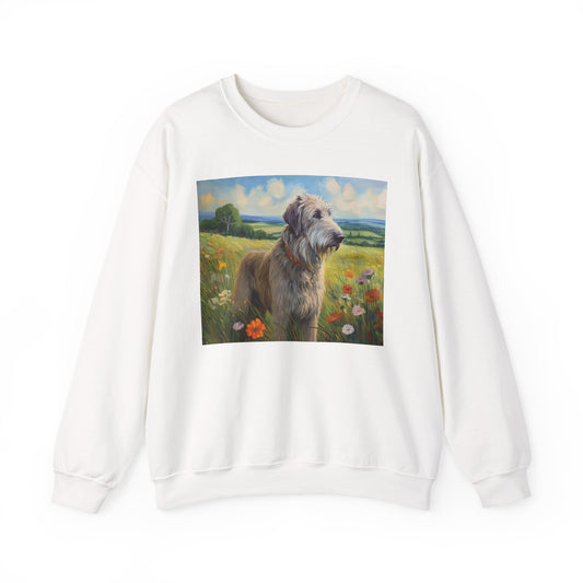Irish Wolfhound Unisex 50/50 Crewneck Sweatshirt