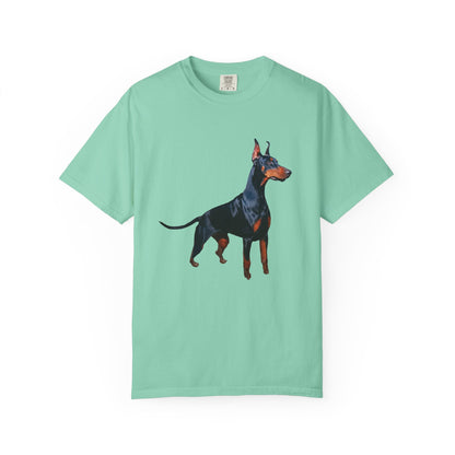 Doberman Pinscher Unisex Garment-Dyed T-shirt
