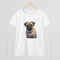 Pug Women's Midweight Cotton Tee