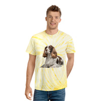 French Spaniel Classic Tie-Dye Tee, Cyclone