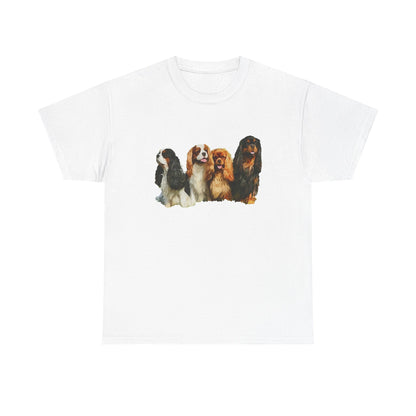 King Charles Spaniel Cavalier Club Unisex Heavy Cotton Tee