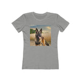 Dutch Shepherd Women's Slim Fitted Ringspun Cotton Tee