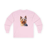 Silky Terrier Unisex Classic Cotton Long Sleeve Tee