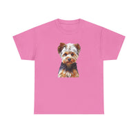 Yorkshire Terrier - Yorkie 'Lupis' Unisex Heavy Cotton Tee