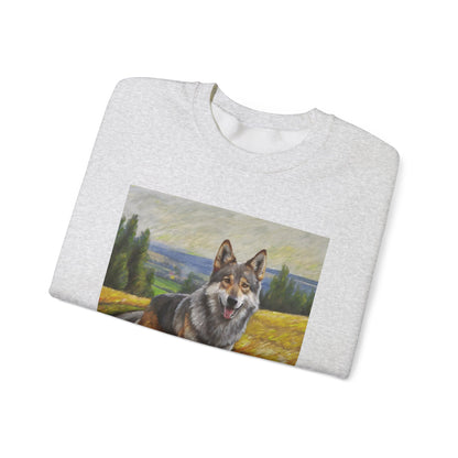 Czechoslovakian Vlcak -Unisex 50/50 Crewneck Sweatshirt