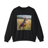 German Pinscher Unisex 50/50 Crewneck Sweatshirt
