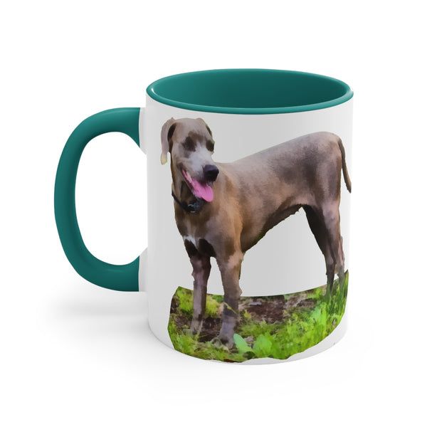Blue Lacy 'Tex' Accent Coffee Mug, 11oz