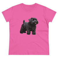 Black Russian Terrier - Women's Midweight Cotton Tee