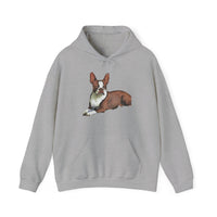 Boston Terrier 'Seely' Unisex 50/50 Hoodie