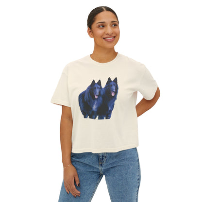 Belgian Shepherd Women's Oversized Boxy Tee