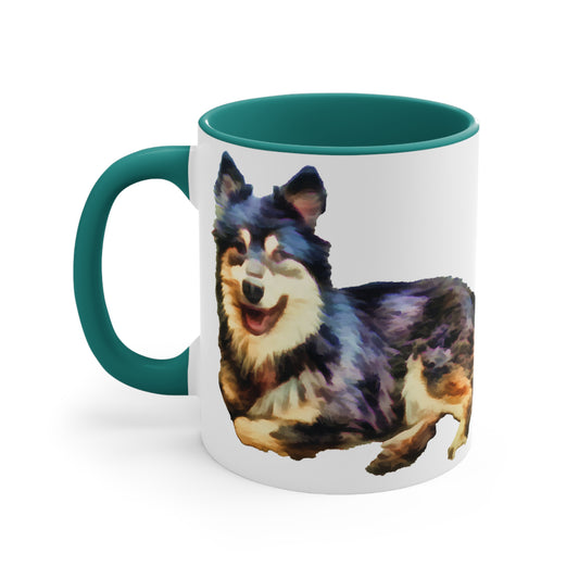 Finnish Lapphund Accent Coffee Mug, 11oz