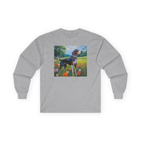 Bluetick Coonhound -- Unisex Classic Cotton Long Sleeve Tee