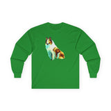 'Rough Coated Collie "Ramsey" Classic Cotton Long Sleeve Tee