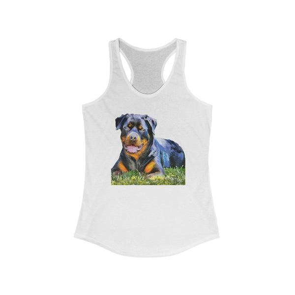 Rottweiler 'Lina' Women's Racerback Tank