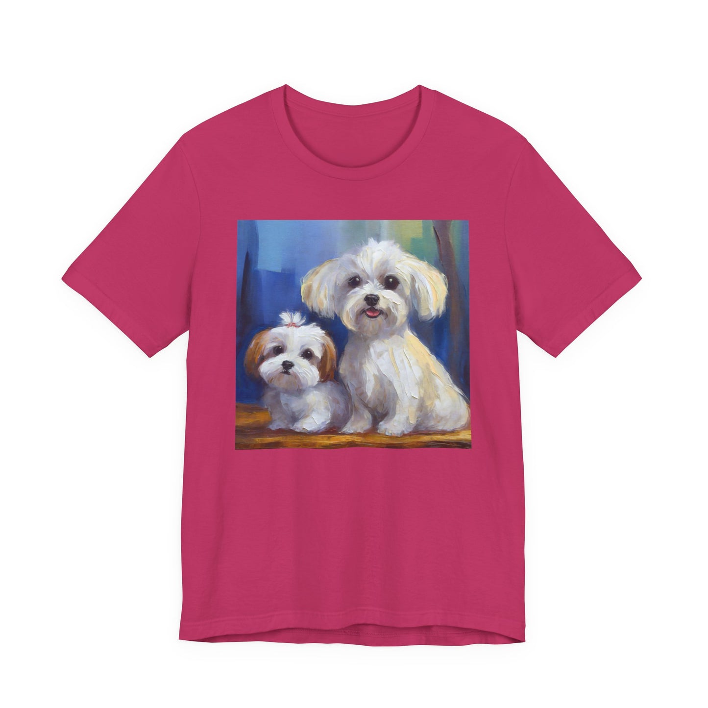 Maltese Puppies Unisex Jersey Short Sleeve Tee
