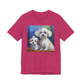 Maltese Puppies Unisex Jersey Short Sleeve Tee