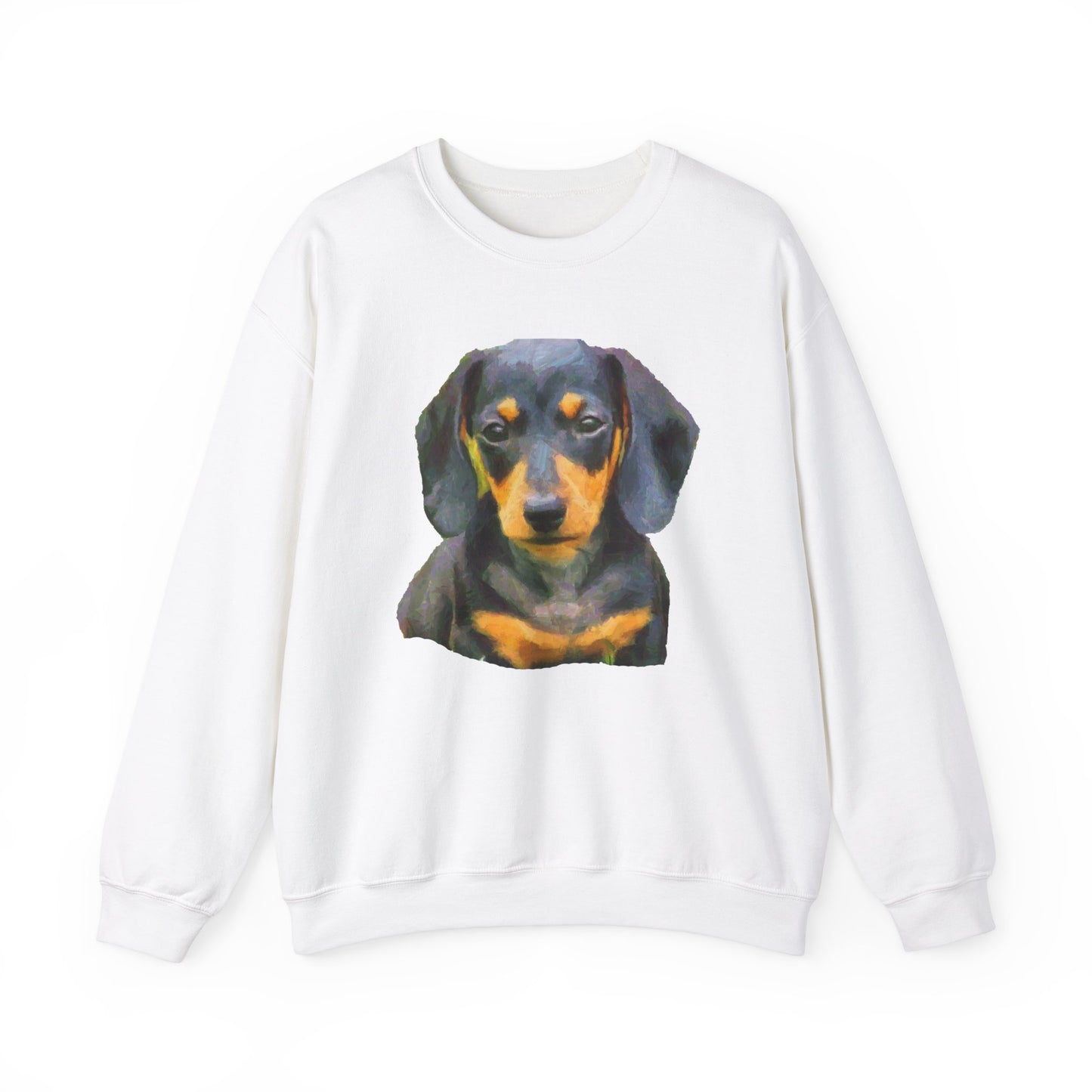 Dachshund 'Doxie 2' Unisex 50/50 Crewneck Sweatshirt