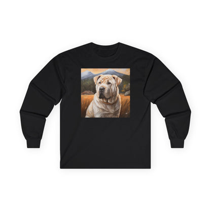 Chinese Shar-Pei Classic Cotton Long Sleeve Tee
