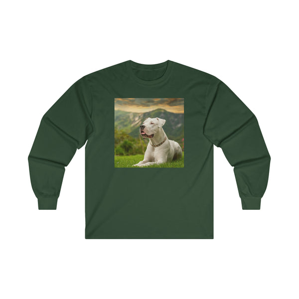 Dogo Argentino Classic Cotton Long Sleeve Tee