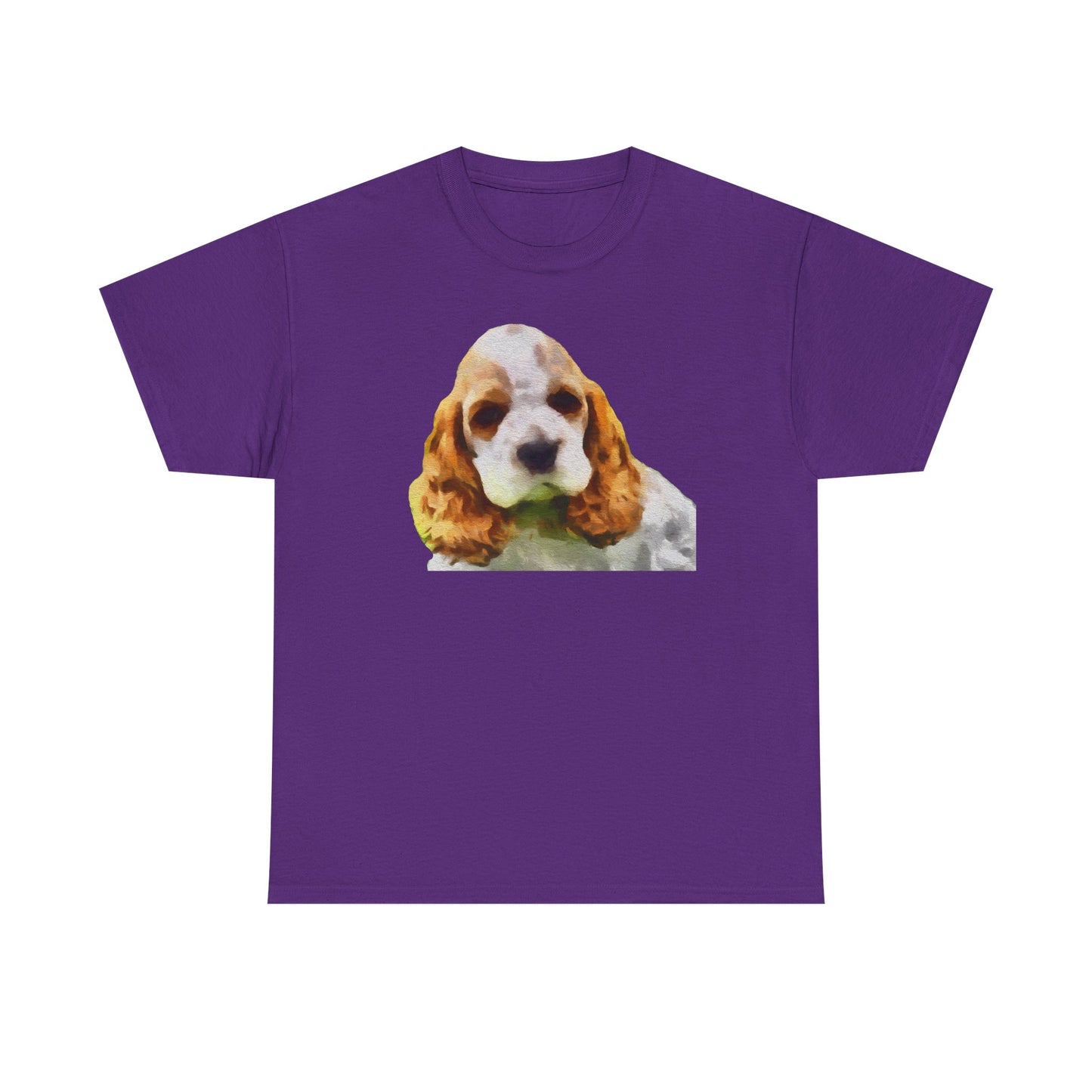 Cocker Spaniel 'Hogan' Unisex Heavy Cotton Tee